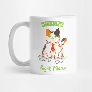 Cat at work Mug